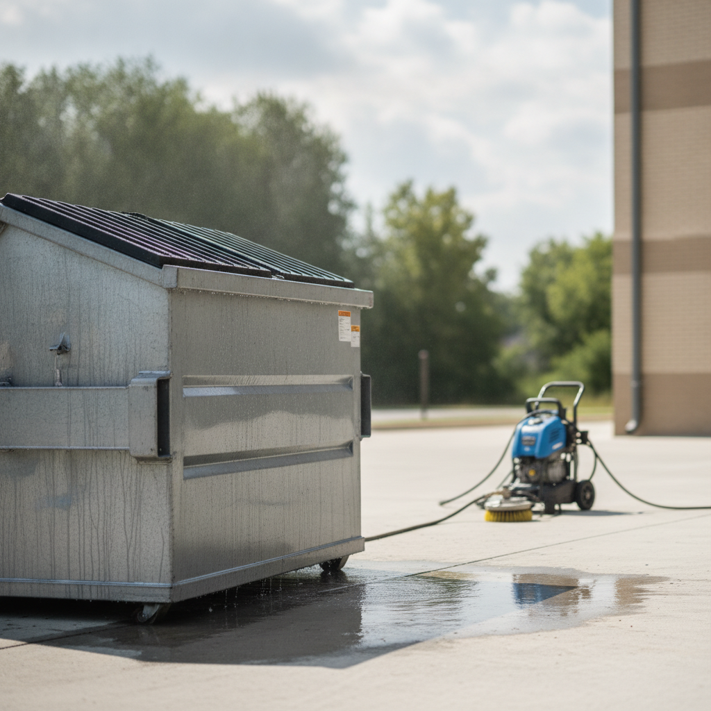 Dumpster Cleaning - no people or no text