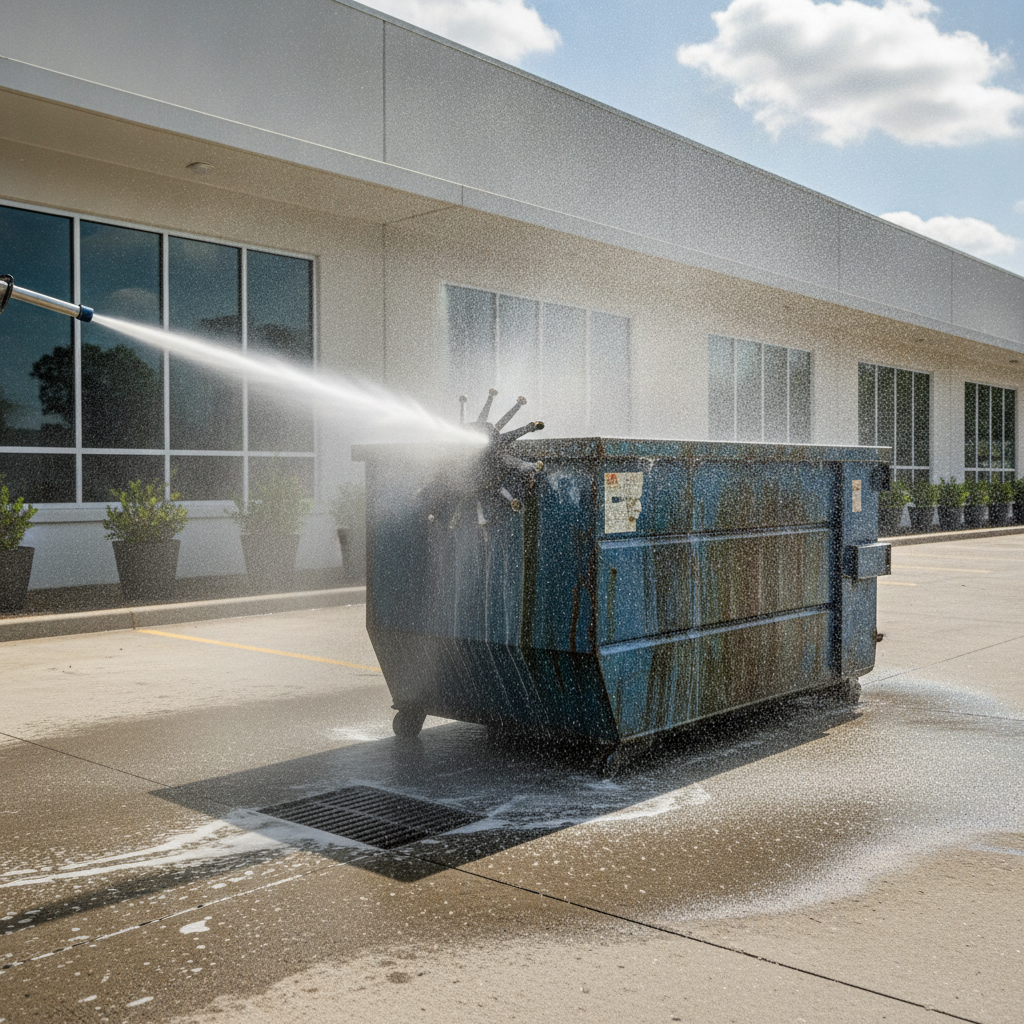 Dumpster Cleaning - no people or no text