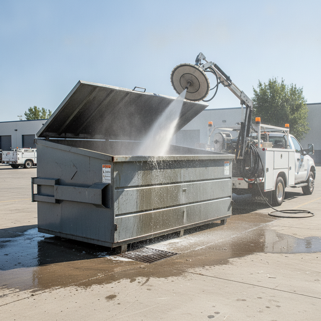Dumpster Cleaning - no people or no text